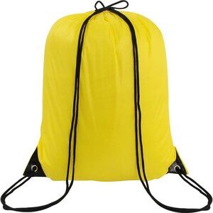 Yellow Kids Drawstring Bag